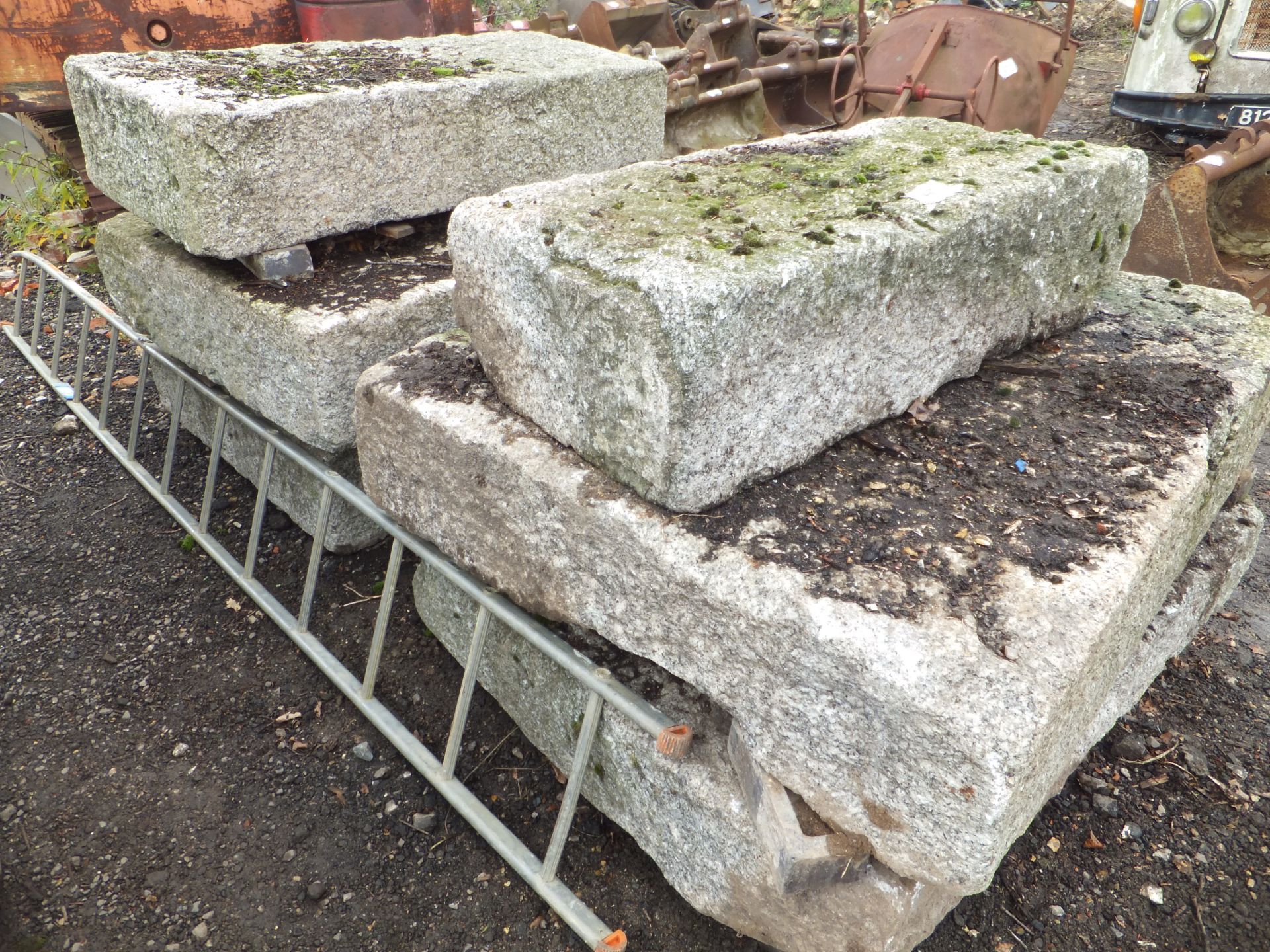 2 pallets of granite blocks