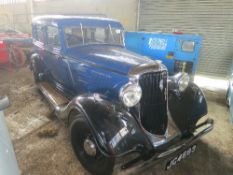 Chrysler Kew 2.7 litre 4 door saloon JG 4683 -C1934 -  V5 awaited from Swansea - with instruction