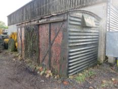 Historic railway goods wagon (no undercarriage)