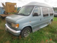 AMERICAN FORD ECONOLINE MPV Registration Number: M121 UKJ - 1995 - petrol/LPG, 5800cc, V5