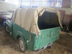 MORRIS MINOR PICKUP WITH CANVAS TILT Registration Number: AMV 361A - c1963 Some service history