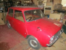 LEYLAND MINI CLUBMAN Registration Number: PTM 861J - 05/09/1970 - Duplicate V5 - MOT expired 14.8.