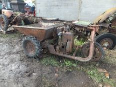 Vintage 3 wheeled dumper