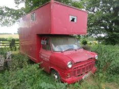 FORD TRANSIT MK1 WITH ALUMINIUM LUTON BODY Registration Number: GCL 12N - 1974 - 1300cc - V5 applied