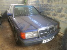 MERCEDES 190E 4 DOOR SALOON AUTO Registration Number: L163 DKH - 01/08/1993 - 1797cc with V5, MOT