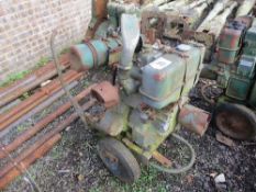 Lister ST1 diesel trolley-mounted engine