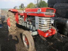 Massey Ferguson 165 tractor GDR 229E - no roll bar