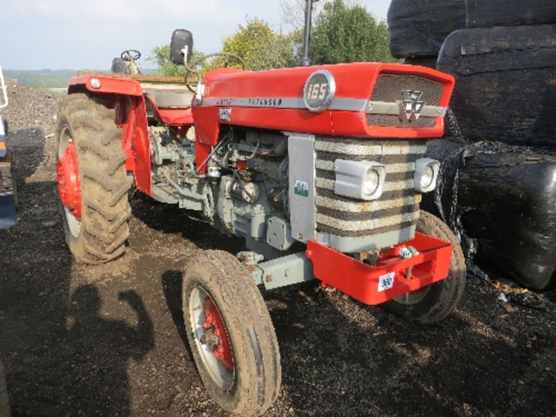 Massey Ferguson 165 tractor GDR 229E - no roll bar
