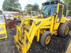 MF30E foreloader tractor