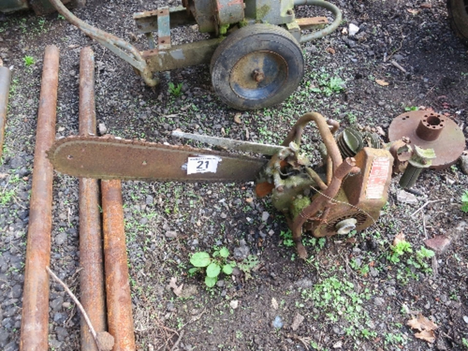 Vintage Danarm chain saw