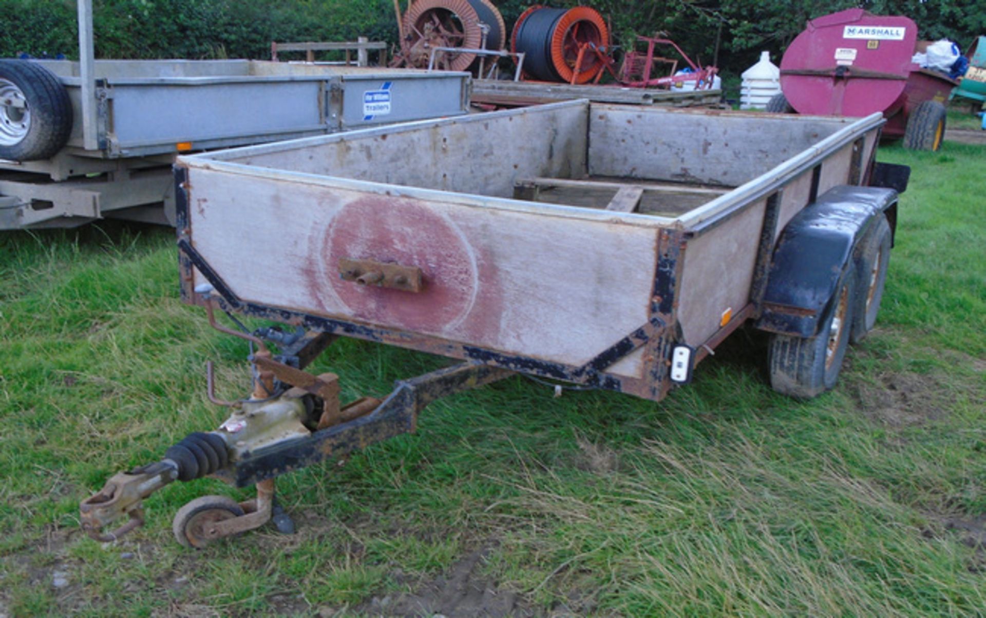 *4878 Single axle car trailer