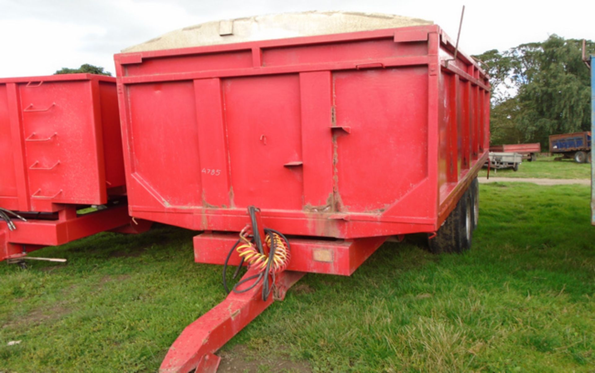 4785 Wootton 16T grain trailer, air brakes, high speed axles