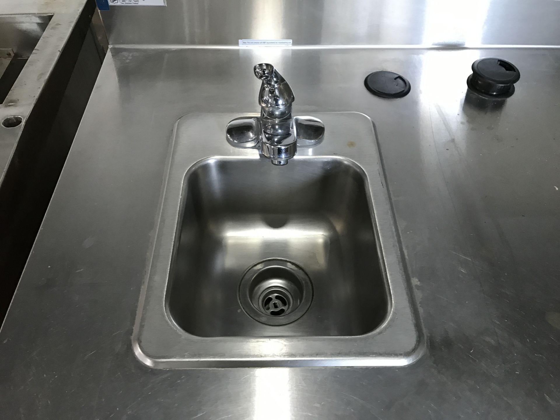Sink and stainless steel table combo - Image 2 of 2