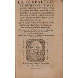 [DESREY, Pierre (c.1450–1514)]. La genealogie, et nobles faitz d'armes du trespreux & renomme prince