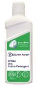 12 x Kitchen Force 750ml General Purpose Washing Up Liquid - Premiere Products - 16% Active Detergen