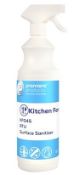 48 x Kitchen Force 1 Litre Surface Sanitiser - Premiere Products - Includes 48 x 1 Bottles Container