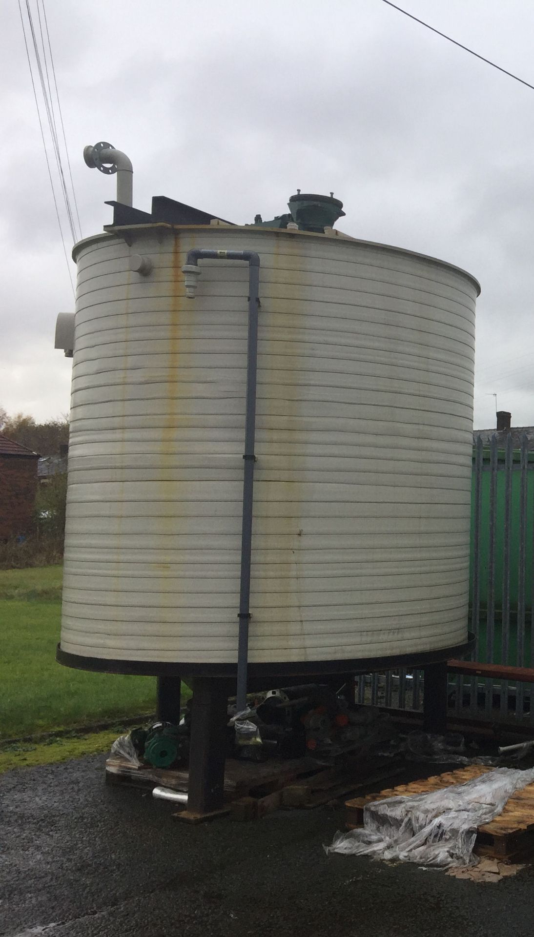 1 x BD2 12,000 Litre Polypropylene Chem Resist Tank - Location: Oldham Has been used for detergent - Image 5 of 7