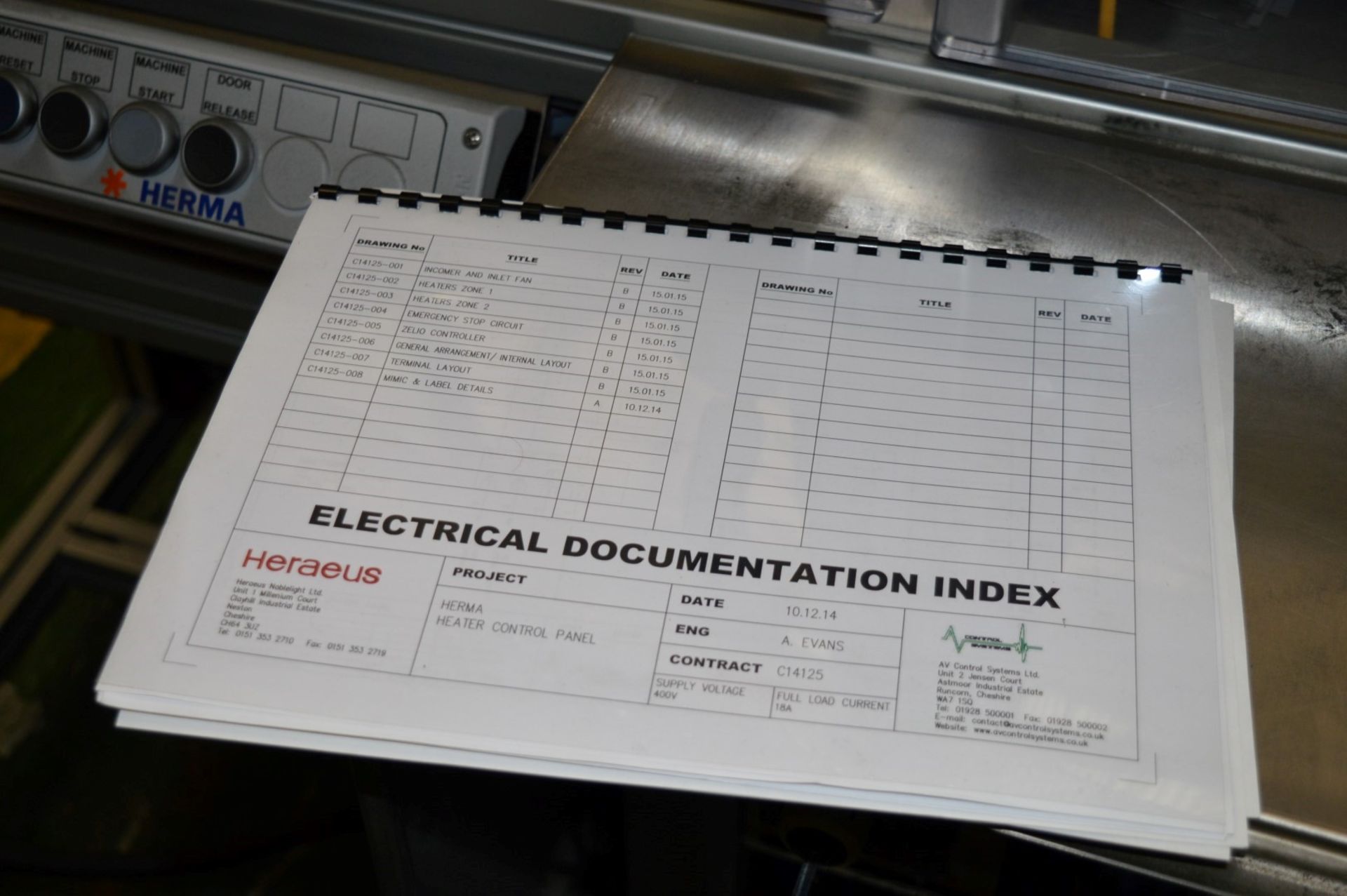 1 x Herma Infrared Label Applicating Heat Tunnel - Manufactured in 2015 - Designed For Applying - Image 15 of 54