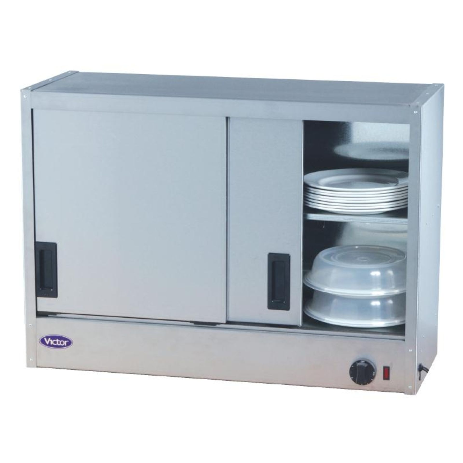 1 x Victor Earl Hot Cupboard - Model Number HED90100 - CL188 - Capacity 18 Plated Meals or 80 x