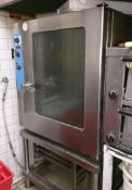 1 x Offcar Stainless Steel Combi Oven With Tray Holder Stand - CL188 - H118 x W96 x D135cms - Ref