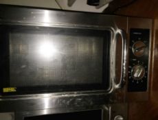 1 x Buffalo Commercial Kitchen Stainless Steel Microwave Oven - CL188 - Ref 2ND69 - Location: London