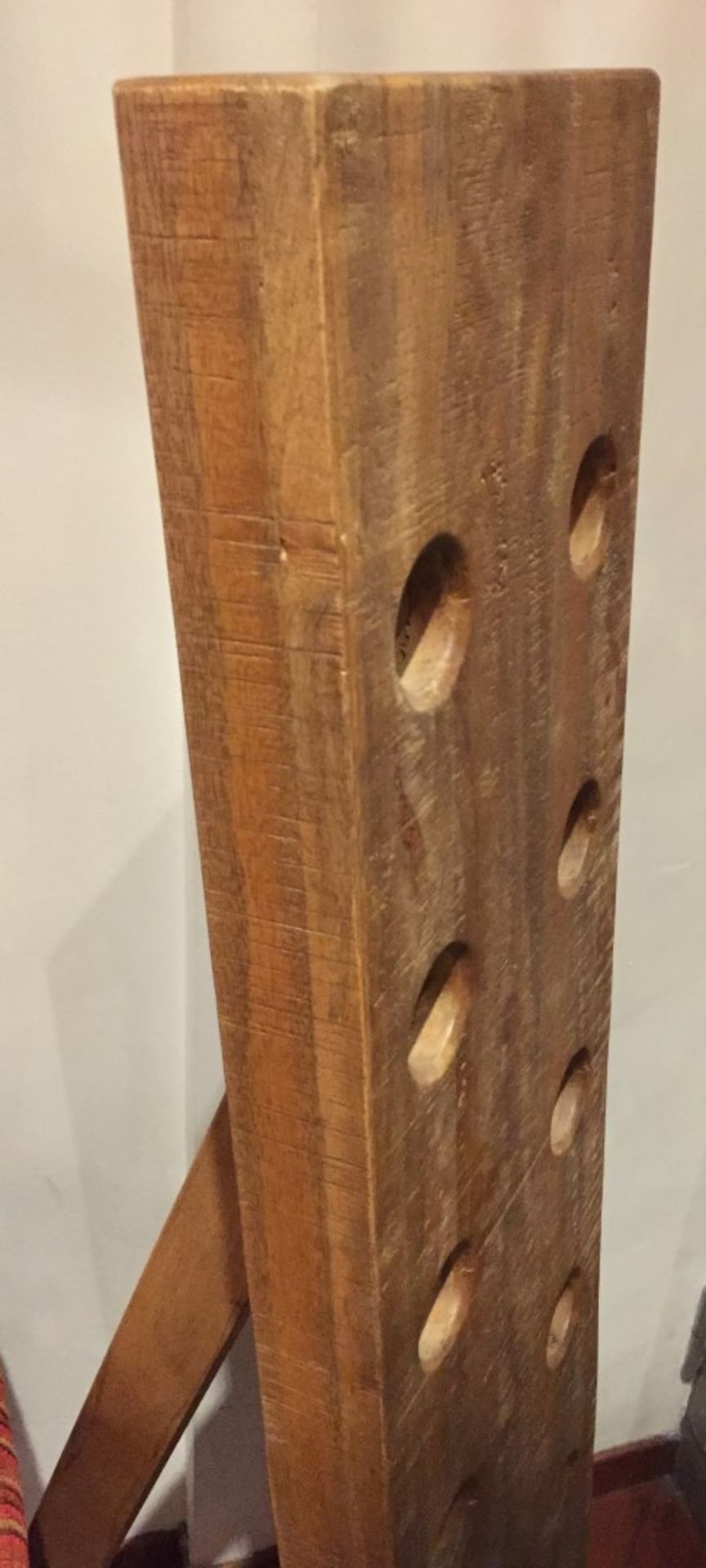 2 x Sleeper Freestanding Wine Racks - Solid Wood Rustic Design - 16 Bottle Capacity Each - CL188 - - Image 7 of 8