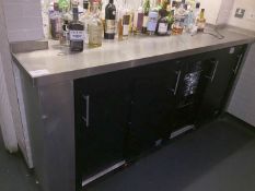 1 x Stainless Steel Commercial Bar / Prep Counter - Originally Purchased & Installed July 2015 -