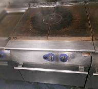 1 x Electrolux Commercial Stainless Steel Solid Top Oven With A Durable Cast-iron Cooking Surface -