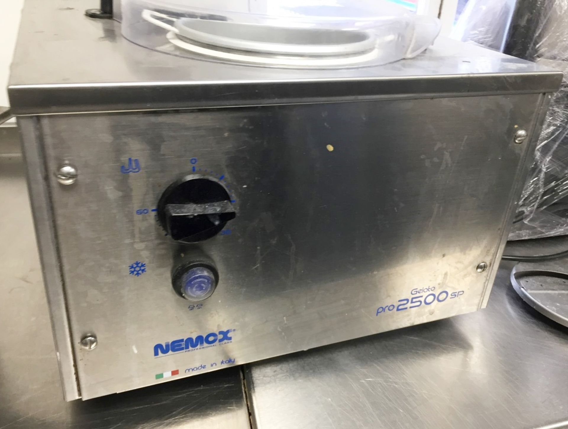 1 x Nemox Gelato 2.5 Litre 2500SP Commercial Ice Cream Machine - Stainless Steel - Made In Italy - O - Image 3 of 7