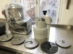 1 x Robot Coupe 3.7 Litre Commercial Food Processor - Comes With Various Slicers / Graters - Model: