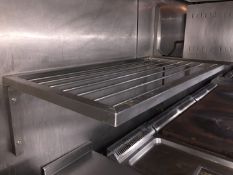 1 x Wallmounted Stainless Steel Commercial Kitchen Shelf / Rack - Dimensions: 98 x 50cm - Ref: WS/SF