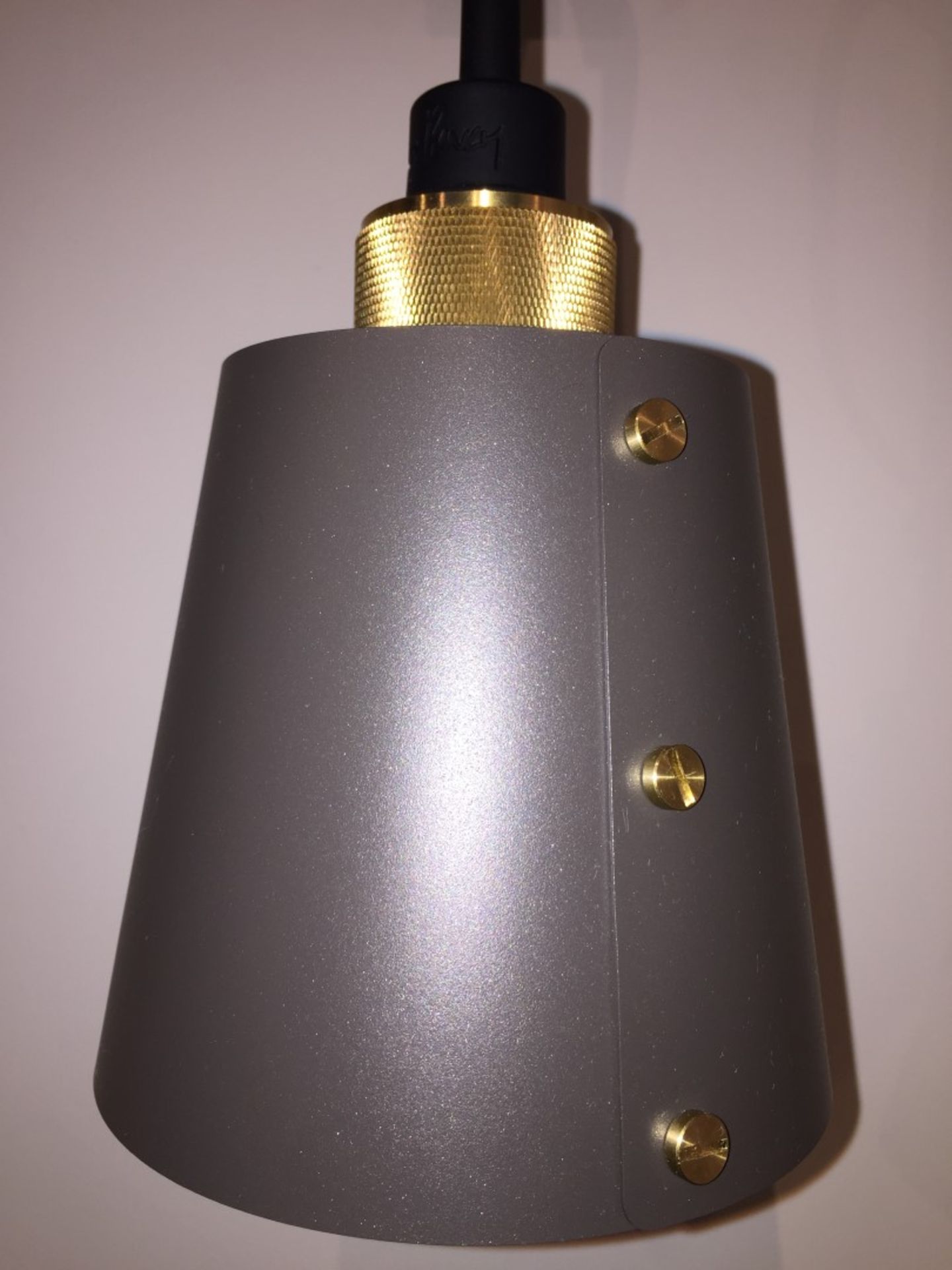 1 x BUSTER + PUNCH Hooked Wall Light With Metal Shade - Ref: WS/FF160F - CL204 - Location: London Ci - Image 5 of 10