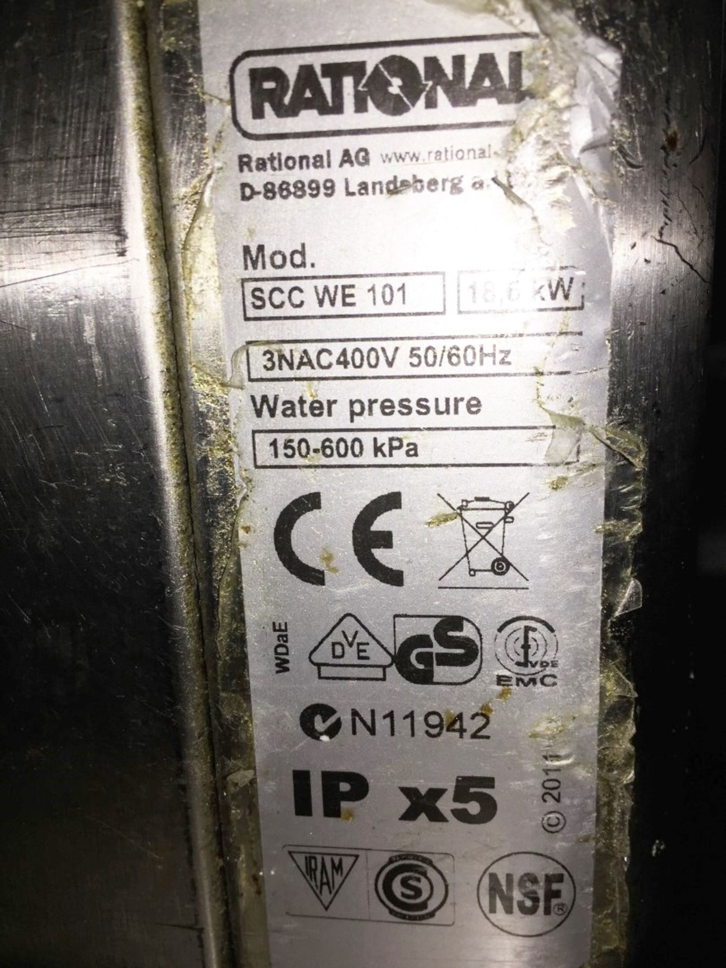 1 x Rational Electric Combi Oven - Model: 5-Senses Self Cooking Centre (SCC WE 101E) 18.6kw - Ref: W - Image 2 of 13