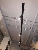 1 x Track Lighting With 4 Spot Lights - Approx 2.5 Metres In Length - Ref: WS/FF192 - Hotels, Bars,