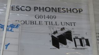 1 x Tesco Phoneshop Double Till Unit, Unopened - Ref: DRTTPDTU - CL185 - Location: Stoke-on-Trent ST