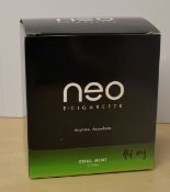 216 x Neo E-Cigarettes Cool Mint Disposable Electronic Cigarettes - New & Sealed Stock - CL185 - Ref