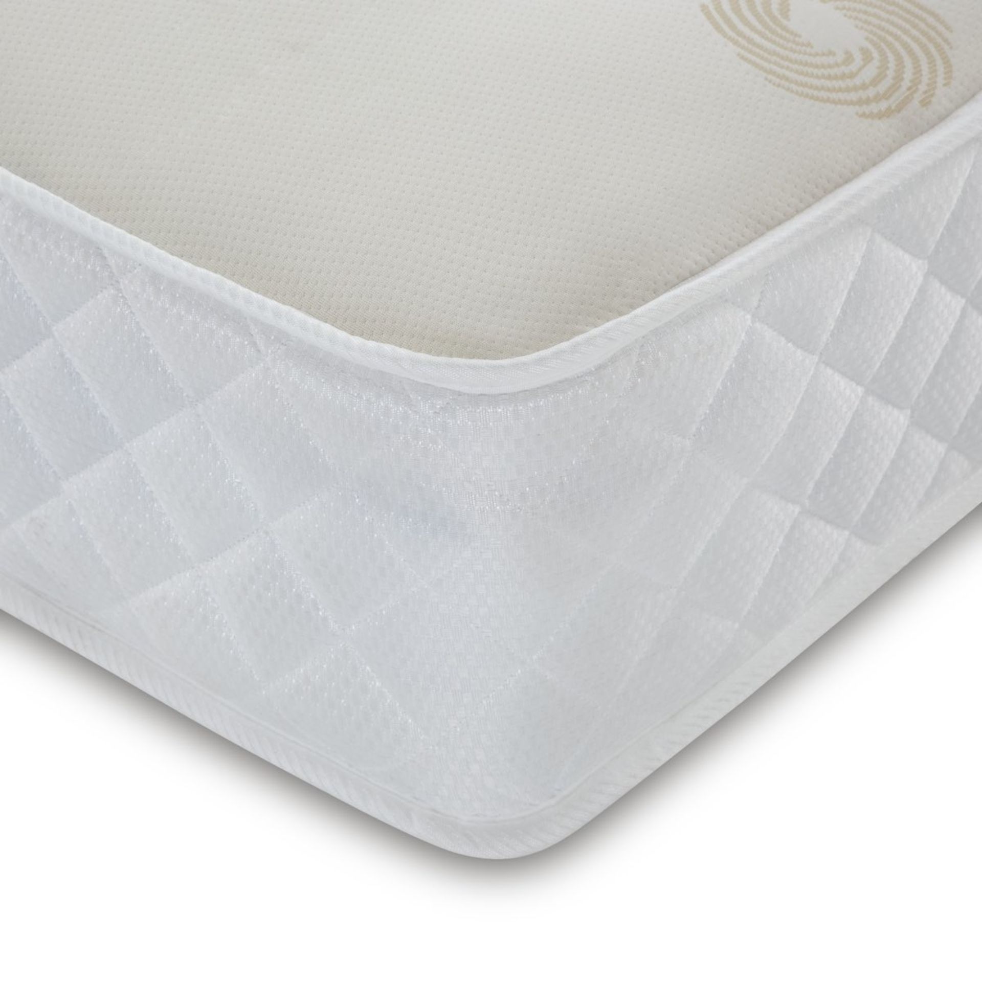 1 x King Size Open Coil Mattress With Memory Foam - Firmness: Medium-soft - Dimensions: 150 x 23 x - Image 2 of 6