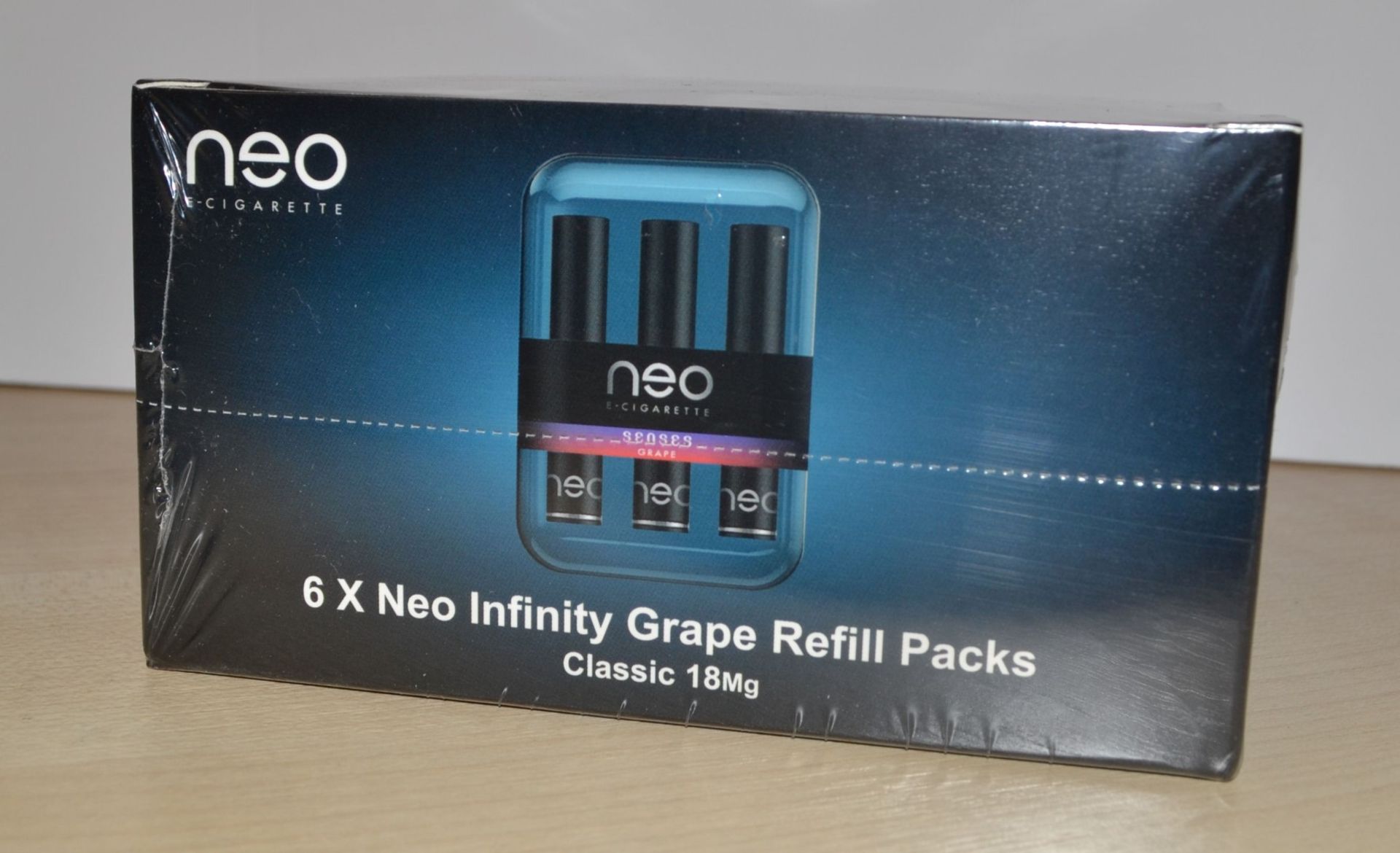 72 x Neo E-Cigarettes Neo Infinity Grape Refill Packs - New & Sealed Stock - CL185 - Ref: DRTGRP - L - Image 2 of 7