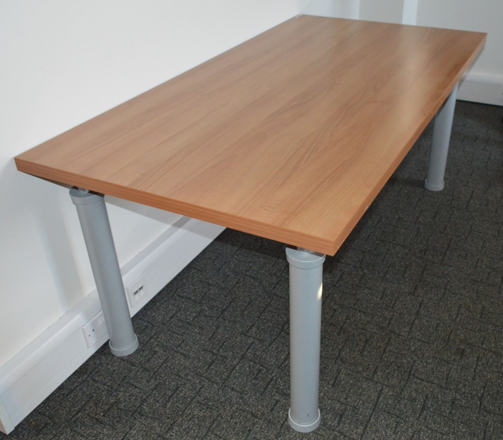 1 x Conference Office Table - Beech Finish - High Quality Office Furniture - H73.5 x W175 x D90 - Image 11 of 13