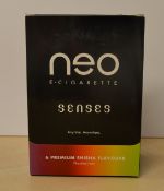 60 x Neo E-Cigarettes Senses Shisha Vanilla Disposable Electronic Cigarettes - New & Sealed Stock -
