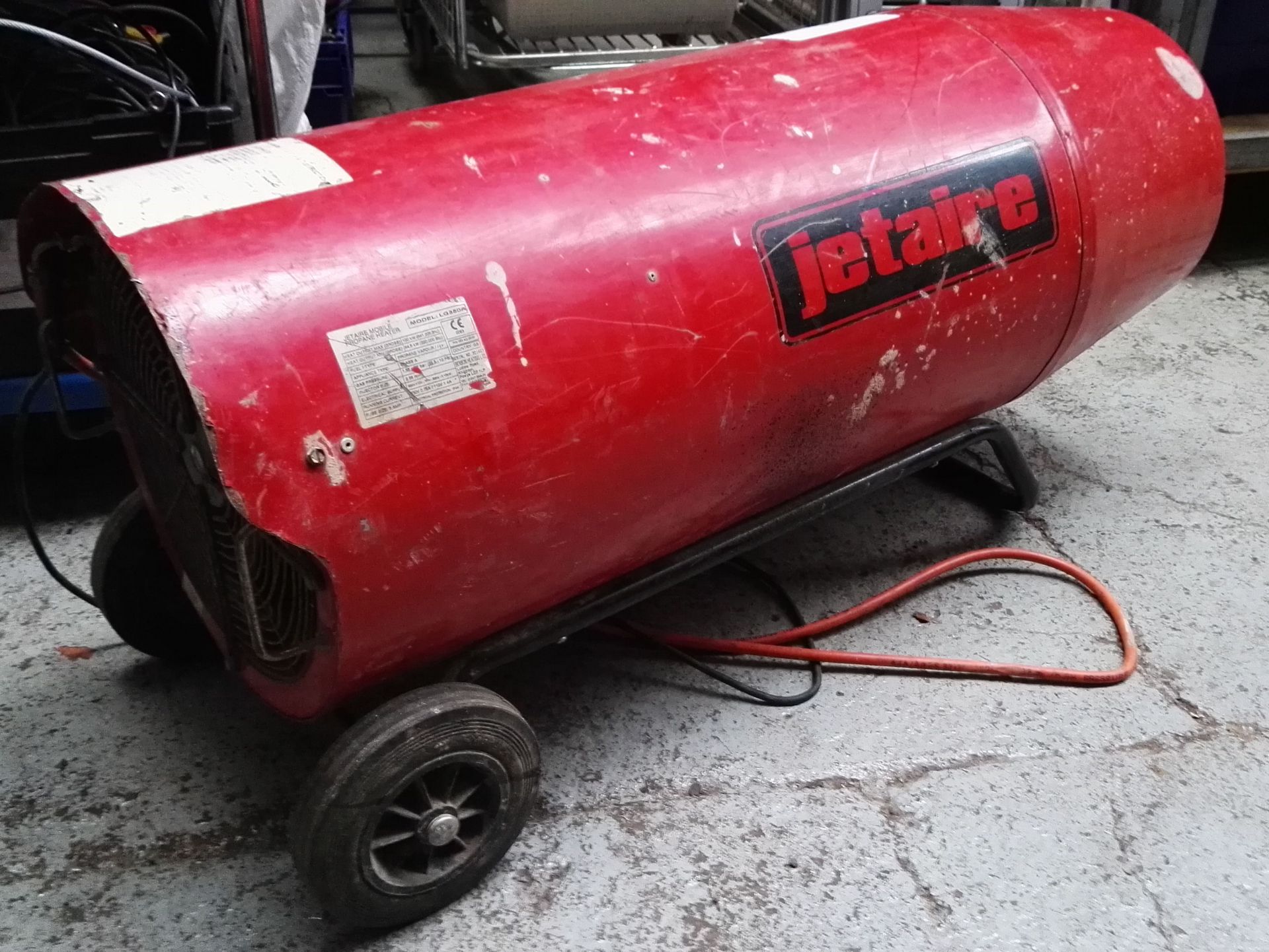 1 x Jetaire LG350A 100kW Mobile Propane Heater - CL011 - Location: Altrincham WA14 Removed from a wo - Image 5 of 16