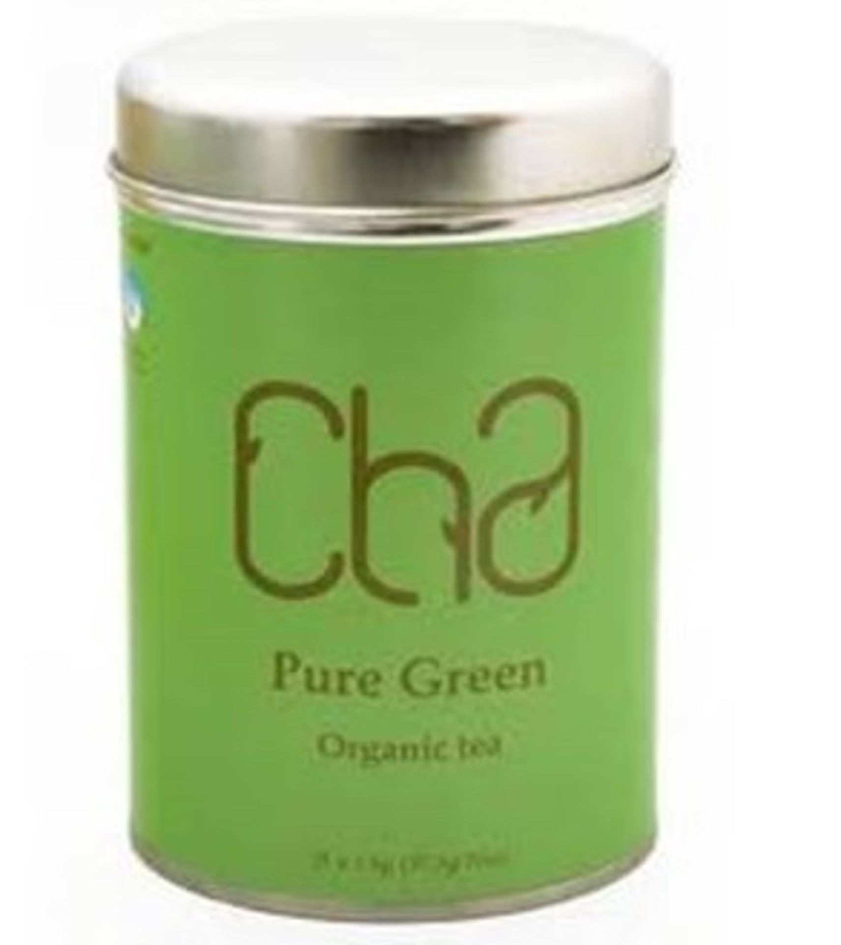 Resale Pallet - 600 x Tins of CHA Organic Tea - PURE GREEN - 100% Natural and Organic - Includes 600