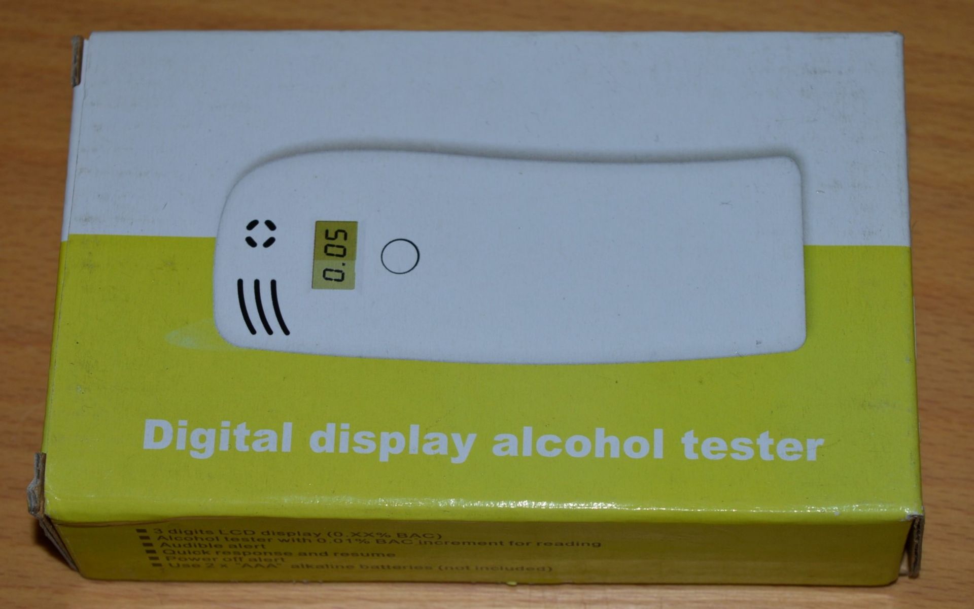 1 x Digital Display Alcohol Tester - New in Box - CL011 - Ref JP706 - Location: Altrincham WA14