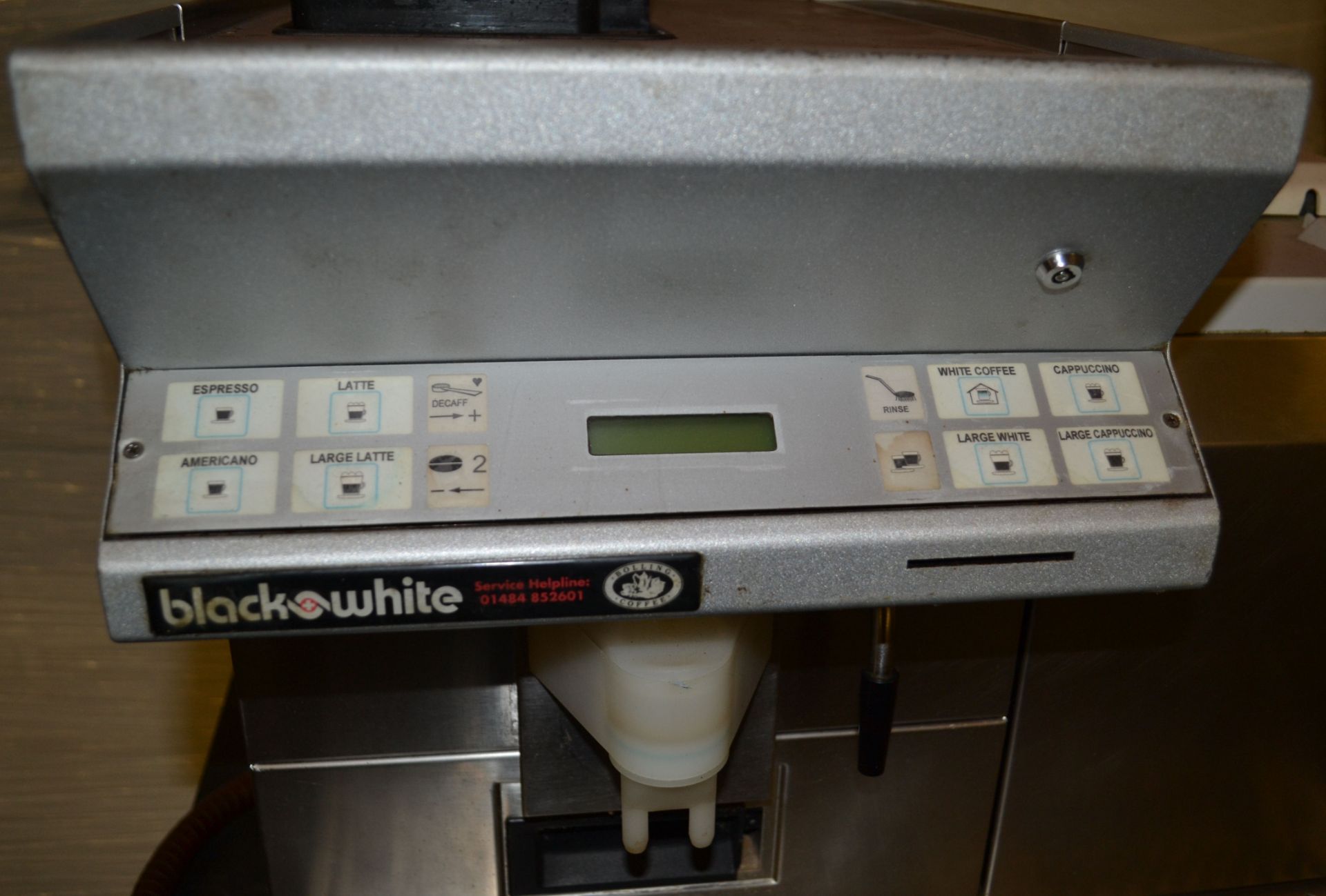 1 x Black + White CT1 Coffee Machine - Ref:NCE029 - CL007 - Location: Bolton BL1Recently Removed Fro - Image 2 of 6