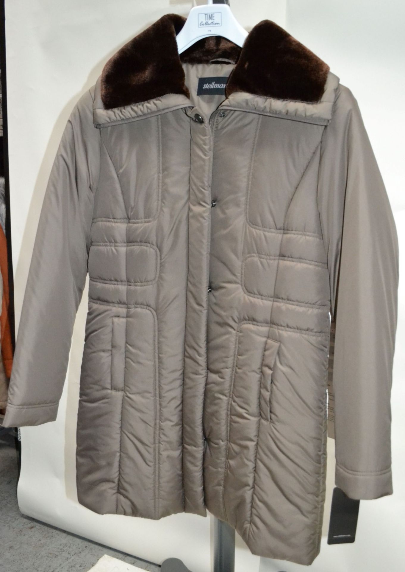 1 x Steilmann Kirsten Quilted Womens Coat / Jacket - CL210 - Ref SC2070 - Location: Altrincham WA14