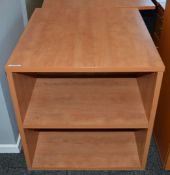 1 x Beech Office Storage Unit - CL400 - Ref 081 - H72 x W44 x D80 cms - Location: Manchester M32