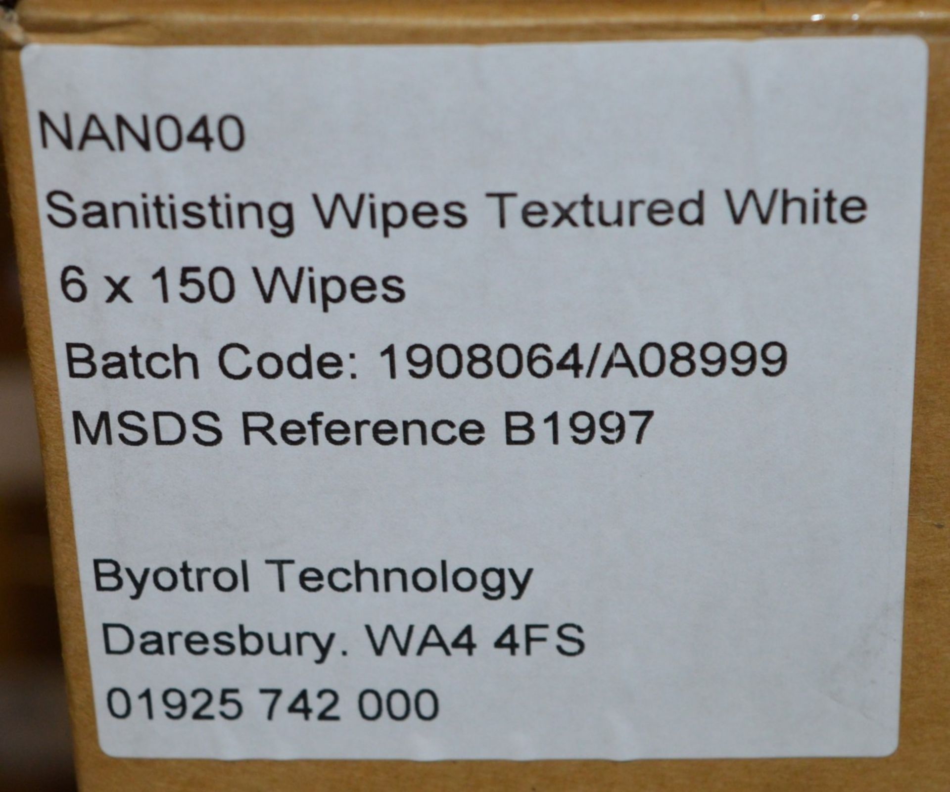 6 x Tubs of Byotrol Antimicrobial Surface Sanitising Wipes - Includes 6 Tubs of 150 Wipes - Kills - Image 6 of 7