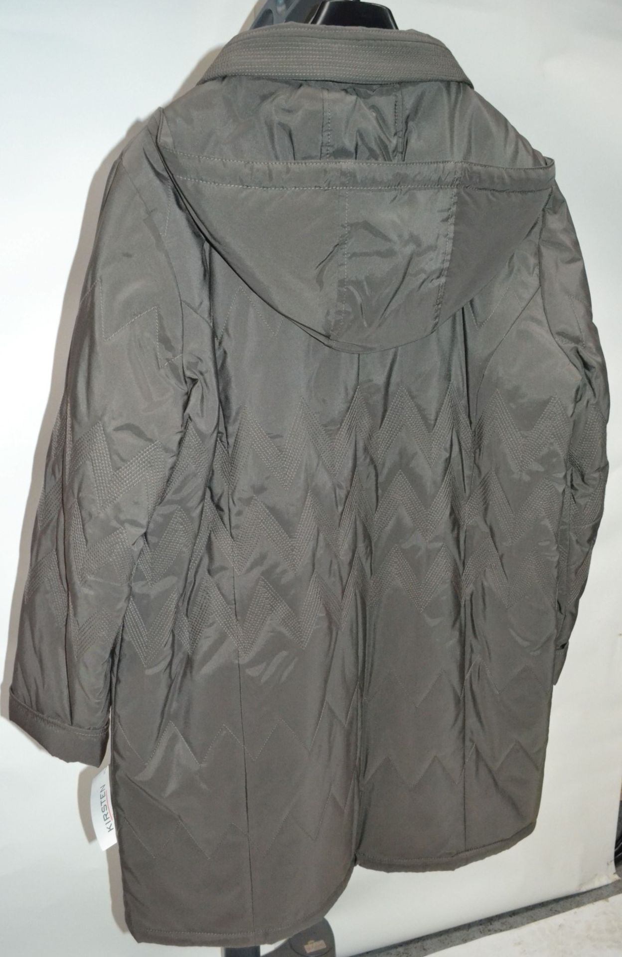 1 x Steilmann Kirsten Womens Hooded Grey Size 16 Coat - CL210 - Ref SC2058 - Location: Altrincham WA - Bild 5 aus 8