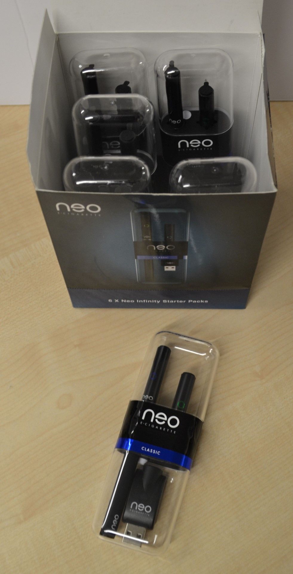 6 x Neo E-Cigarettes Infinity Starter Packs - New & Sealed Stock - CL185 - Ref: DRTISP - Location: S - Image 5 of 7