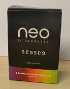 60 x Neo E-Cigarettes Senses Shisha Assorted Flavour Disposable Electronic Cigarettes - New & Sealed